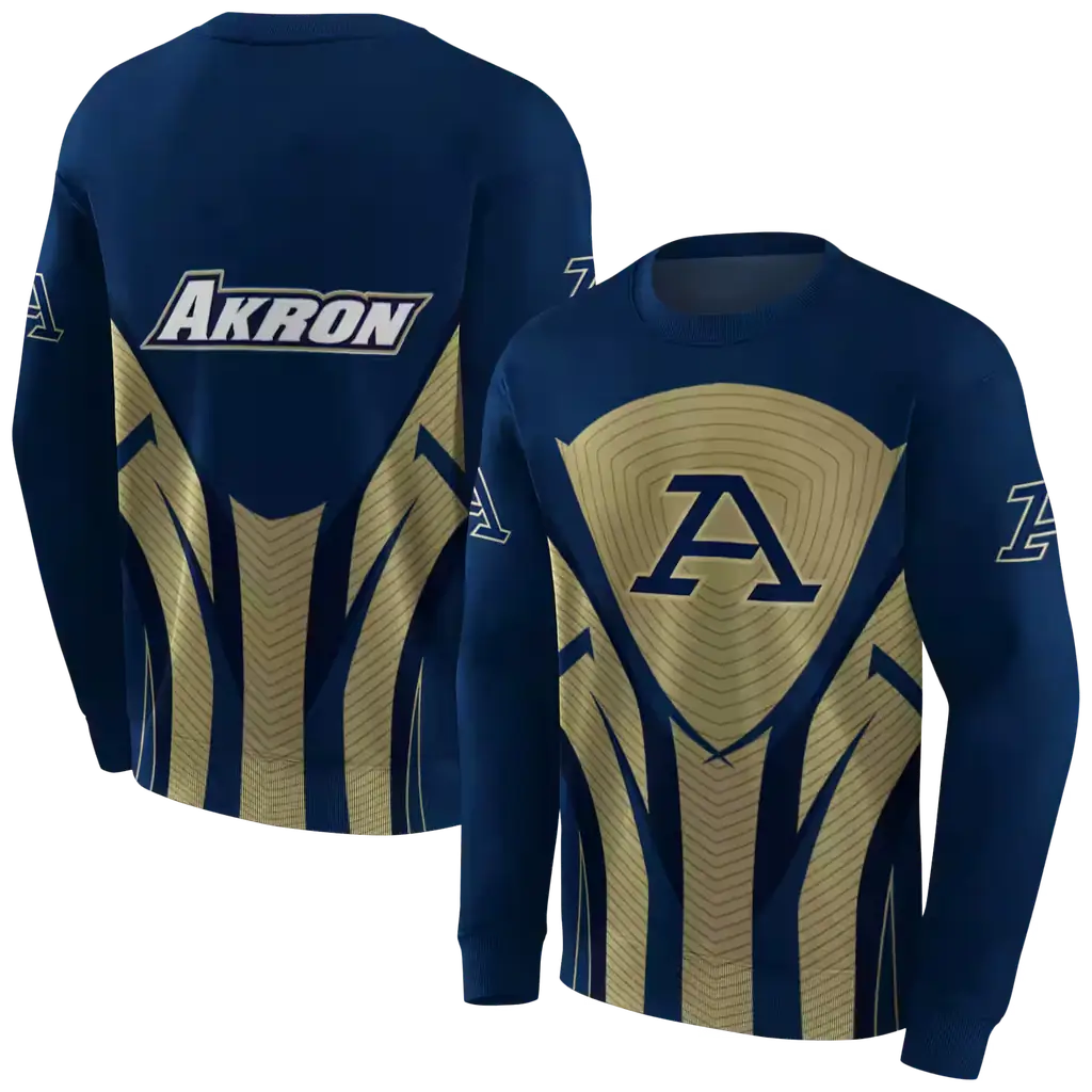akron zips concentric lines blue black hoodie premium grade akron zips concentric lines blue black hoodie premium grade