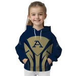 akron zips concentric lines blue black hoodie best selling