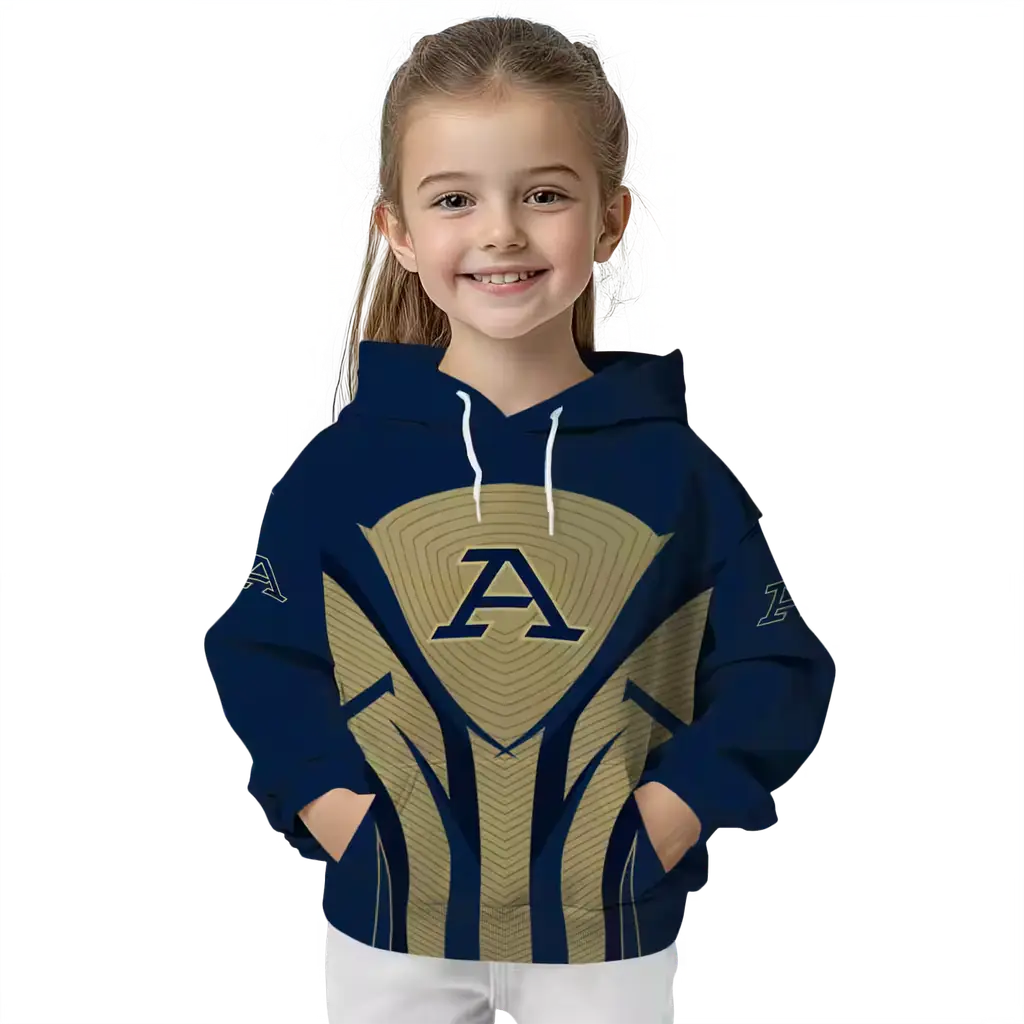 akron zips concentric lines blue black hoodie top rated akron zips concentric lines blue black hoodie top rated