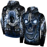 akron zips demonic skull blue black hoodie best selling