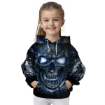 akron zips demonic skull blue black hoodie best selling
