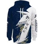 akron zips dynamic slash blue white hoodie best selling