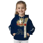 akron zips football heartbeat blue hoodie best selling