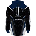 akron zips futuristic pattern blue black hoodie best selling