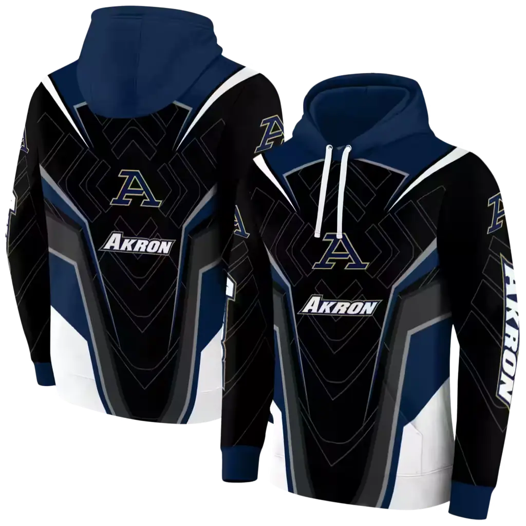 akron zips futuristic pattern blue black hoodie fashion forward akron zips futuristic pattern blue black hoodie fashion forward