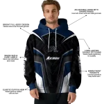 akron zips futuristic pattern blue black hoodie best selling