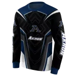 akron zips futuristic pattern blue black hoodie best selling