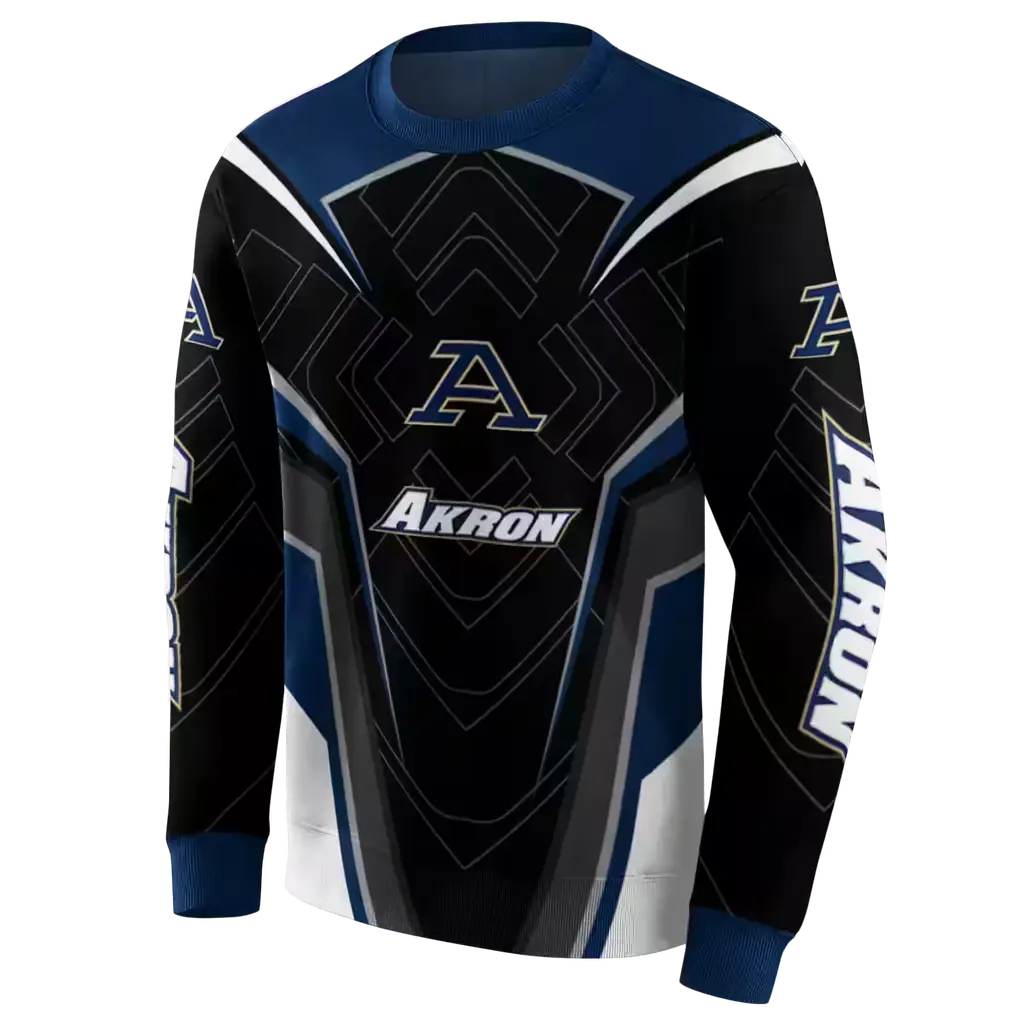 akron zips futuristic pattern blue black hoodie new arrival akron zips futuristic pattern blue black hoodie new arrival