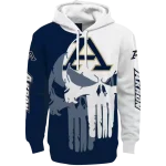 akron zips graphic punisher blue white hoodie best selling