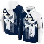 akron zips graphic punisher blue white hoodie best selling