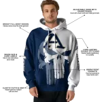 akron zips graphic punisher blue white hoodie best selling