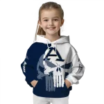 akron zips graphic punisher blue white hoodie best selling