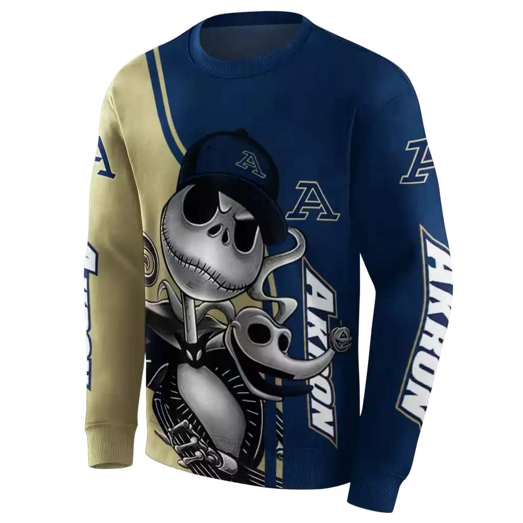 akron zips jack skellington blue hoodie new arrival akron zips jack skellington blue hoodie new arrival