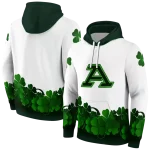 akron zips lucky motif white green hoodie best selling