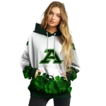 akron zips lucky motif white green hoodie best selling