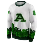 akron zips lucky motif white green hoodie best selling