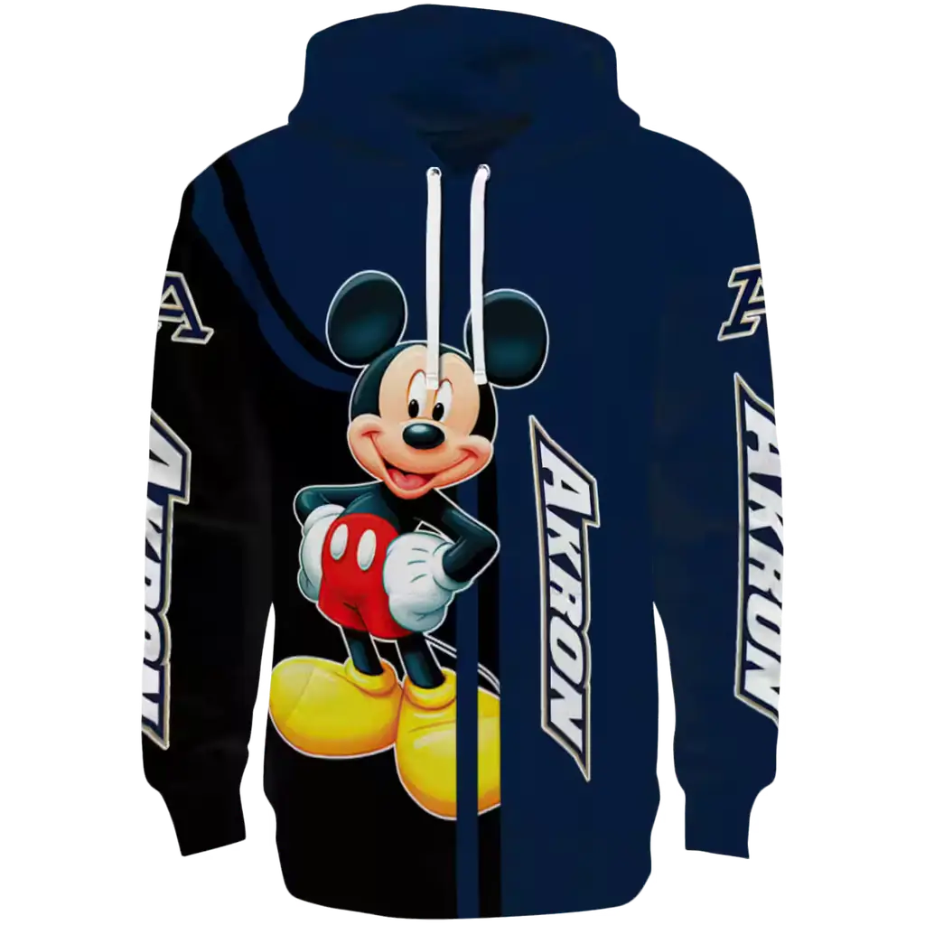 akron zips mickey mouse blue black hoodie best selling akron zips mickey mouse blue black hoodie best selling