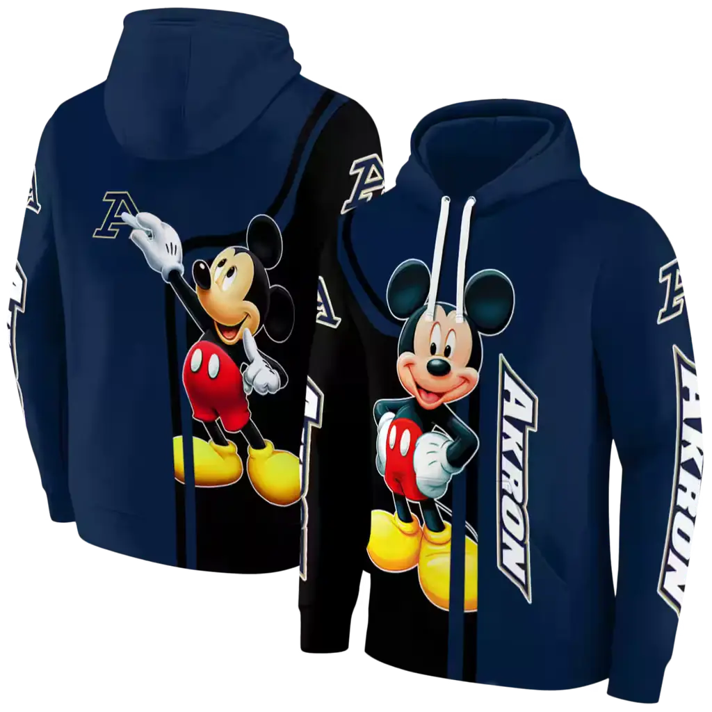 akron zips mickey mouse blue black hoodie fashion forward akron zips mickey mouse blue black hoodie fashion forward