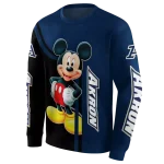 akron zips mickey mouse blue black hoodie best selling