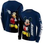 akron zips mickey mouse blue black hoodie best selling