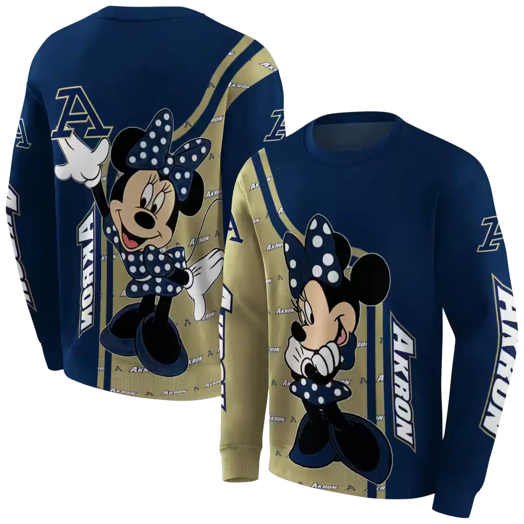 akron zips minnie mouse blue hoodie premium grade akron zips minnie mouse blue hoodie premium grade