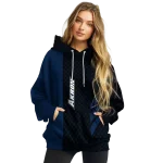 akron zips monogram pattern blue hoodie best selling