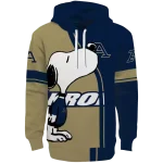 akron zips playful snoopy blue hoodie best selling
