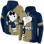 akron zips playful snoopy blue hoodie best selling