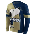 akron zips playful snoopy blue hoodie best selling