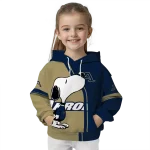 akron zips playful snoopy blue hoodie best selling
