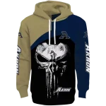 akron zips skull punisher gold black hoodie best selling