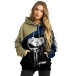 akron zips skull punisher gold black hoodie best selling