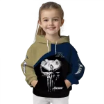 akron zips skull punisher gold black hoodie best selling