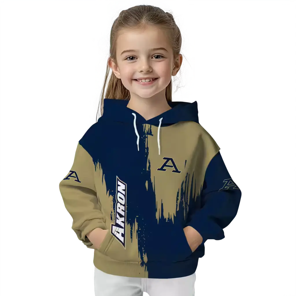 akron zips splatter effect blue hoodie top rated akron zips splatter effect blue hoodie top rated