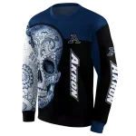 akron zips sugar skull blue black hoodie best selling