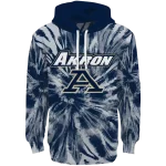 akron zips tie dye pattern blue hoodie best selling