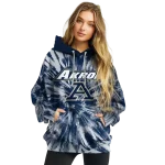 akron zips tie dye pattern blue hoodie best selling