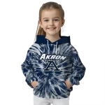 akron zips tie dye pattern blue hoodie best selling