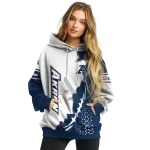 akron zips triangular pattern blue white hoodie best selling