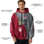 alabama crimson tide achmed skull crimson hoodie best selling