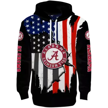 alabama crimson tide american pride black hoodie best selling
