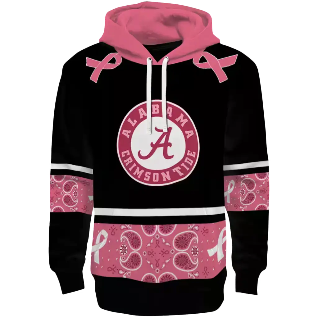 alabama crimson tide awareness ribbon black pink hoodie best selling alabama crimson tide awareness ribbon black pink hoodie best selling
