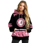 alabama crimson tide awareness ribbon black pink hoodie best selling