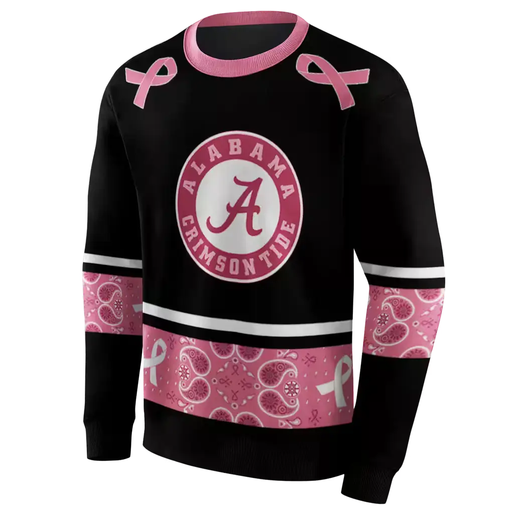 alabama crimson tide awareness ribbon black pink hoodie new arrival alabama crimson tide awareness ribbon black pink hoodie new arrival