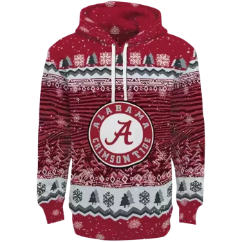 alabama crimson tide christmas trees crimson hoodie best selling