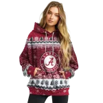 alabama crimson tide christmas trees crimson hoodie best selling