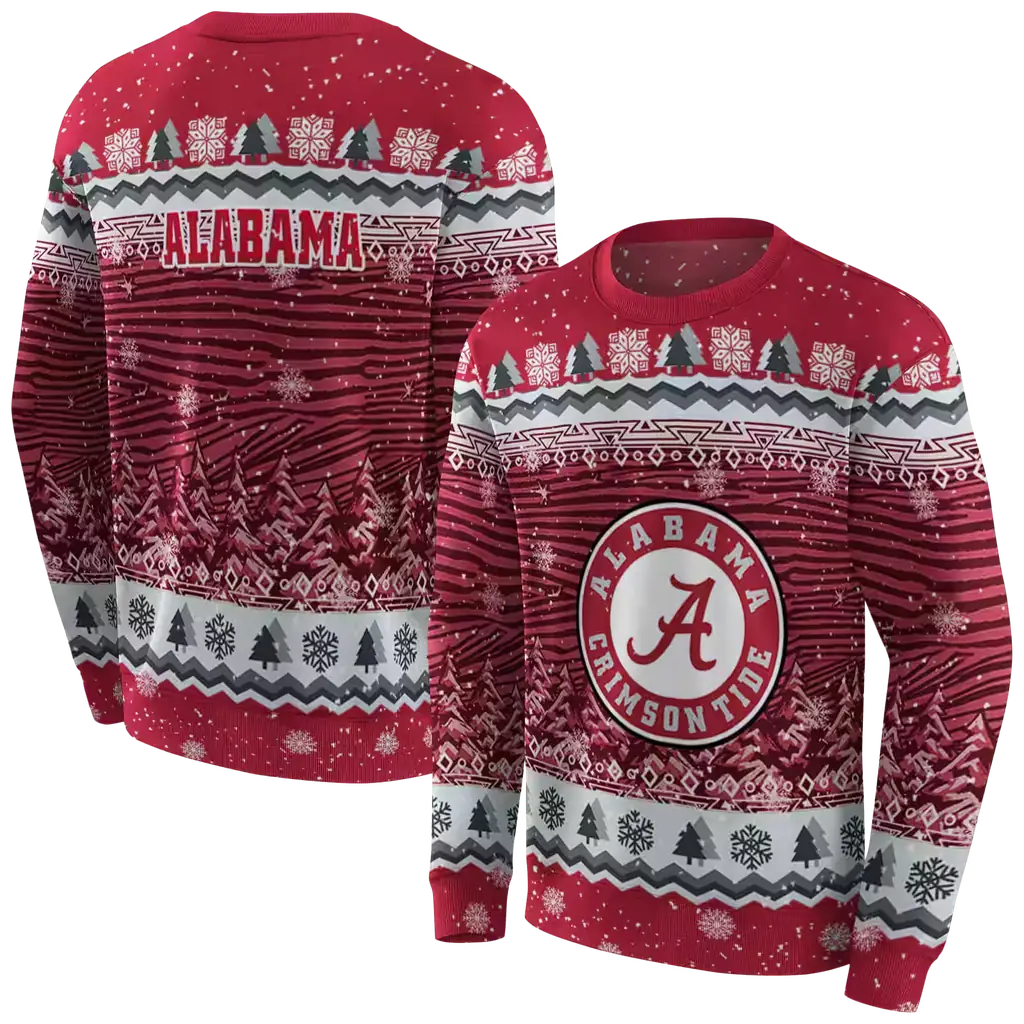 alabama crimson tide christmas trees crimson hoodie premium grade alabama crimson tide christmas trees crimson hoodie premium grade