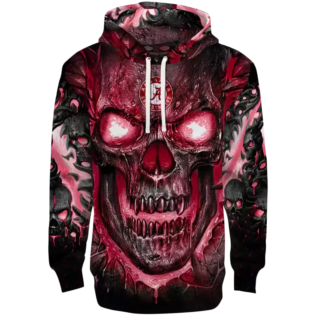 alabama crimson tide demonic skull crimson black hoodie best selling alabama crimson tide demonic skull crimson black hoodie best selling