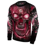 alabama crimson tide demonic skull crimson black hoodie best selling
