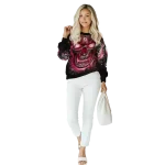 alabama crimson tide demonic skull crimson black hoodie best selling